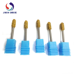Fraises rotatives en carbure de tungstène de 6 mm avec revêtement Goldern